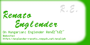 renato englender business card